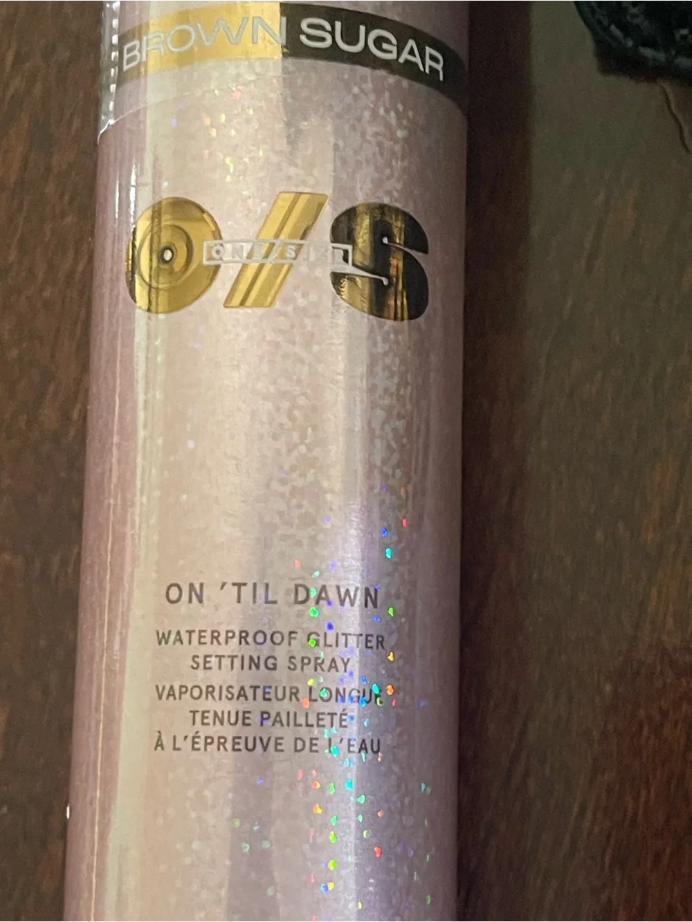 On 'Til Dawn Waterproof Glitter Setting Spray - Pink